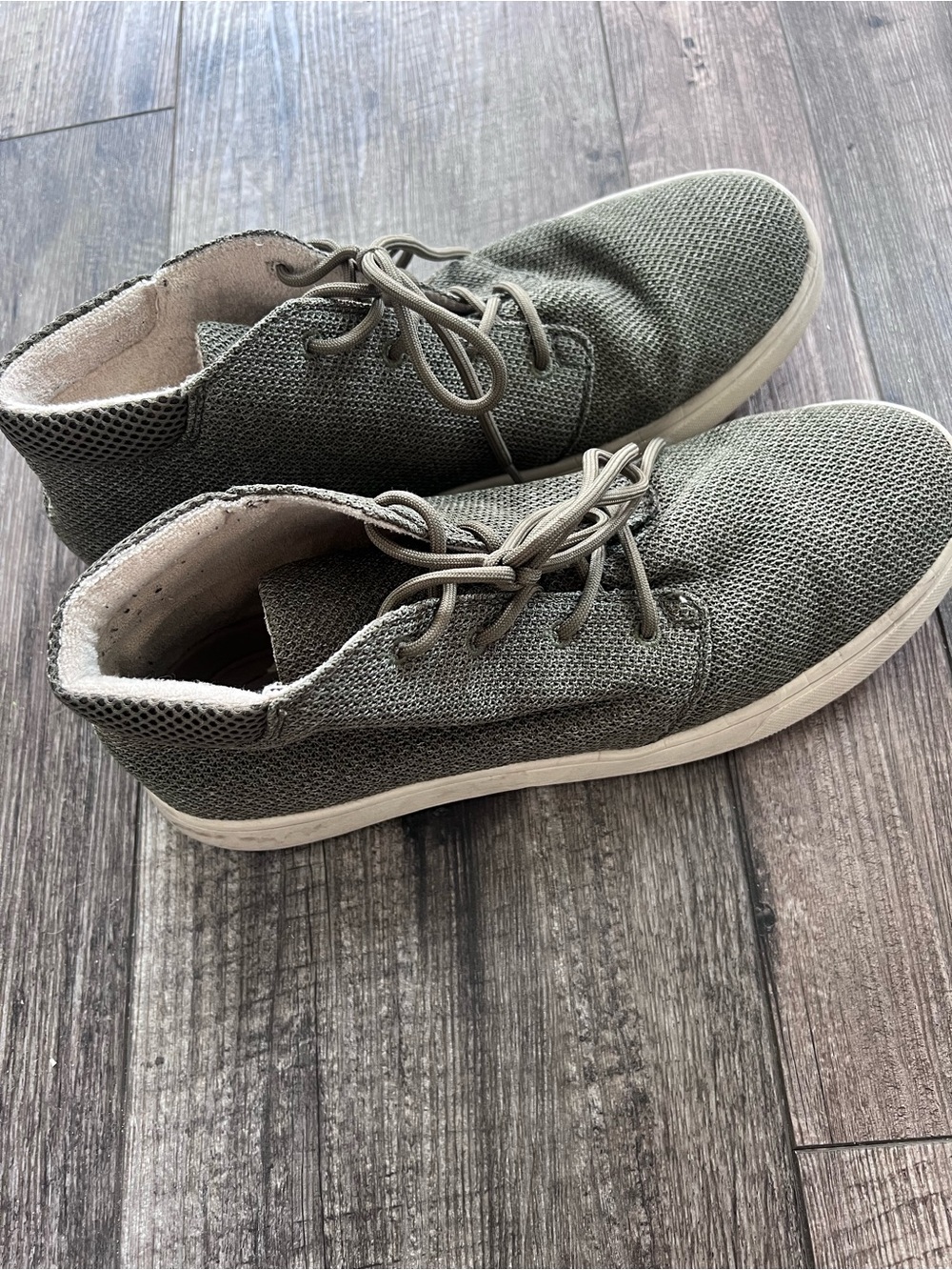 BareTraps Olive Green Luca Mesh Sneakers
